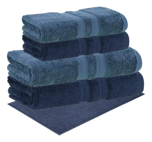 Jogo De Banho 5 Pçs Gigante 100% Algodão Egípcio Buddemeyer