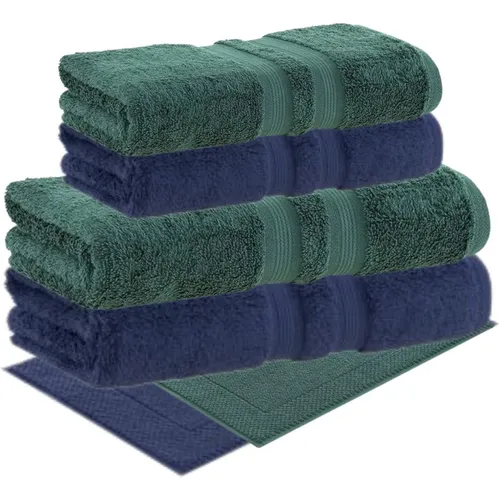 Toalhas Buddemeyer 6 Pçs Algodão Egípcio Banhão Rosto E Piso