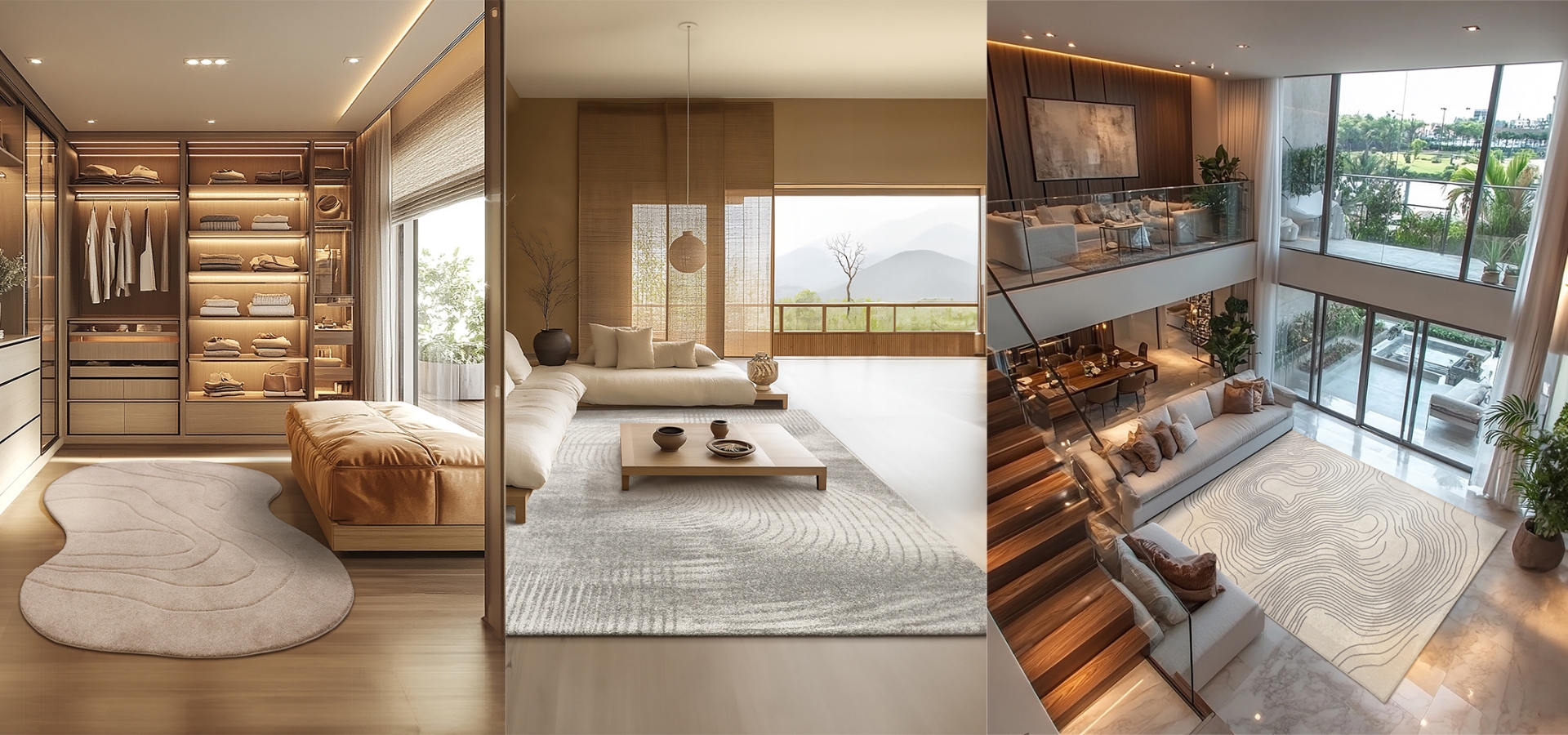 Toalhas felpudas dobradas